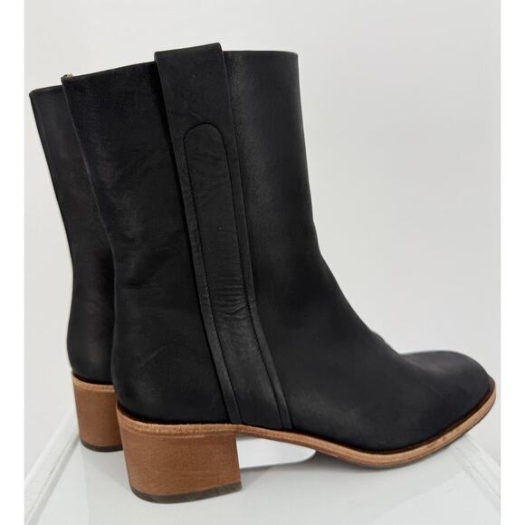 COCLICO Sracha Boot Black Leather Sz 39.5 / 9 - Picture 3 of 8